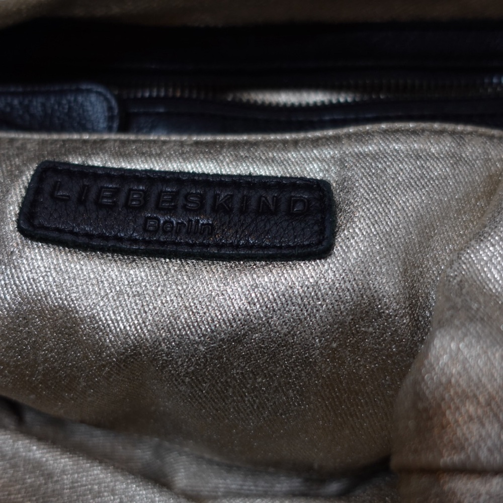 LIMITED EDITION Liebeskind "The New York Bag" Rose Gold Studded Leather Tote - Picture 5 of 6